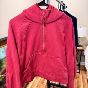 Women's Lululemon Vintage Rose Half-Zip Scuba